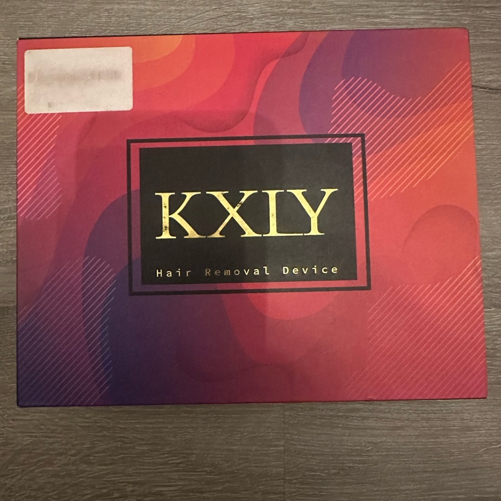 KXLY Hair Removal Device in Red and Black